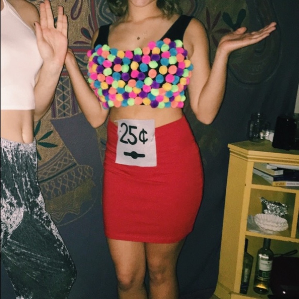 DIY Gum Ball Machine Costume
